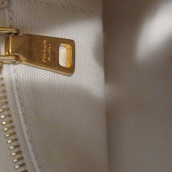 Prada Milano canapa euc canvas tote bag - Picture 12 of 16